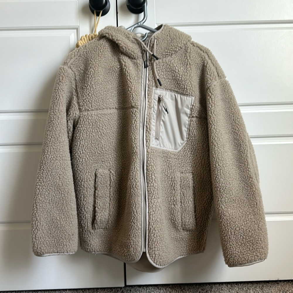 H&M teddy coat